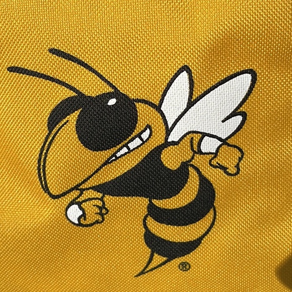 🐝 Georgia Tech Yellow /Black Multi-Pocket Shower Caddy Bag - Picture 2 of 11